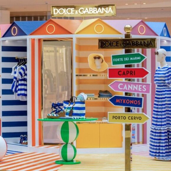 NWT Dolce & Gabbana Blue and White Sundress Size 42 Italian/Size 6 US - Picture 7 of 7